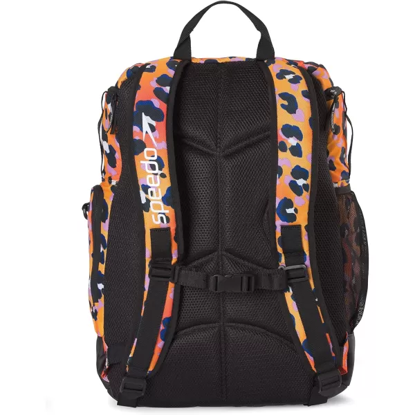 Speedo Unisex Large Teamster 20 Backpack 35Liter Rainbow PrideCheetah Orange Pop 20