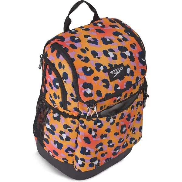 Speedo Unisex Large Teamster 20 Backpack 35Liter Rainbow PrideCheetah Orange Pop 20