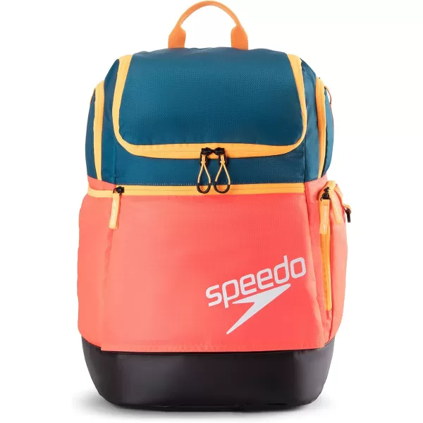 Speedo Unisex Large Teamster 20 Backpack 35Liter Rainbow PrideFiery CoralCrystal Teal 20