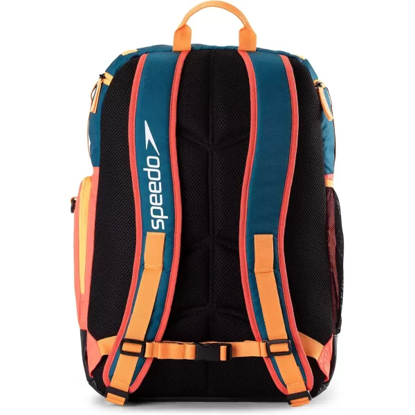 Speedo Unisex Large Teamster 20 Backpack 35Liter Rainbow PrideFiery CoralCrystal Teal 20