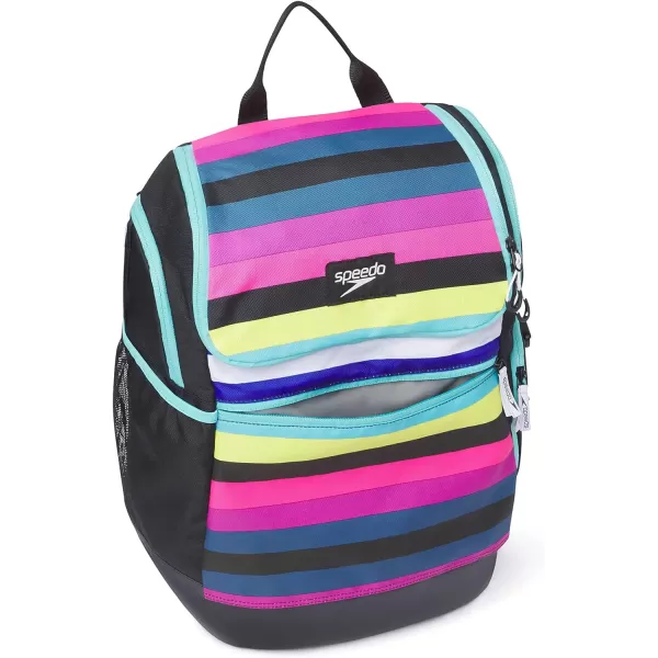 Speedo Unisex Large Teamster 20 Backpack 35Liter Rainbow PrideFluo Arctic Pipeline Depths