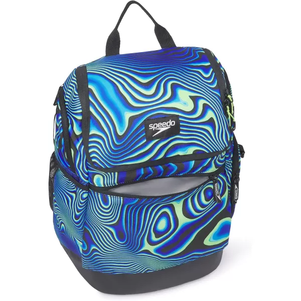 Speedo Unisex Large Teamster 20 Backpack 35Liter Rainbow PrideTrue Cobalt Neon Depths