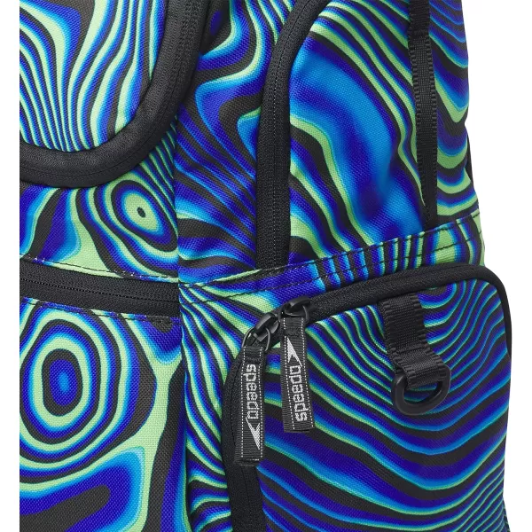 Speedo Unisex Large Teamster 20 Backpack 35Liter Rainbow PrideTrue Cobalt Neon Depths