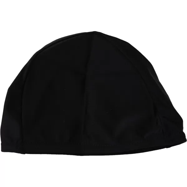 Speedo Unisex Swim Cap Fabric Comfort Cap SolidSpeedo Black