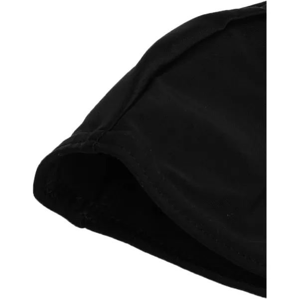 Speedo Unisex Swim Cap Fabric Comfort Cap SolidSpeedo Black