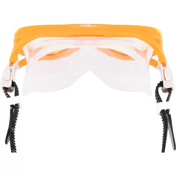 Speedo UnisexAdult Adventure Swim Mask Snorkel amp Fins SetOrioleClear