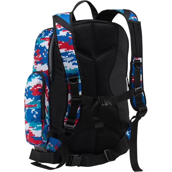 Speedo UnisexAdult Large Teamster Backpack 35Liter  Jasmine GreenBlack One SizeDigi Camo RedWhiteBlue One Size