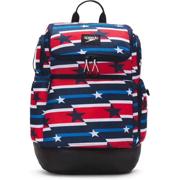 Speedo UnisexAdult Large Teamster Backpack 35Liter Redwhite amp Blue 20 One SizeSpeedo UnisexAdult Large Teamster Backpack 35Liter Redwhite amp Blue 20 One Size