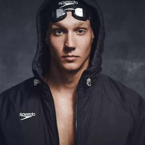 Speedo UnisexAdult Parka Jacket Fleece Lined EliteSpeedo Black