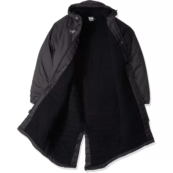 Speedo UnisexAdult Parka Jacket Fleece Lined EliteSpeedo Black