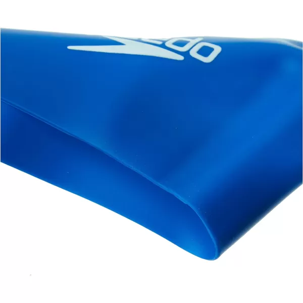 Speedo UnisexAdult Swim Cap Silicone Long HairBlue