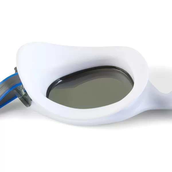 Speedo UnisexAdult Swim Goggles Hydro ComfortMirrored WhiteGrey