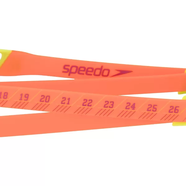 Speedo UnisexAdult Swim Goggles Mirrored Fastskin Pure FocusSalsoAtomic LimeViolet Gold