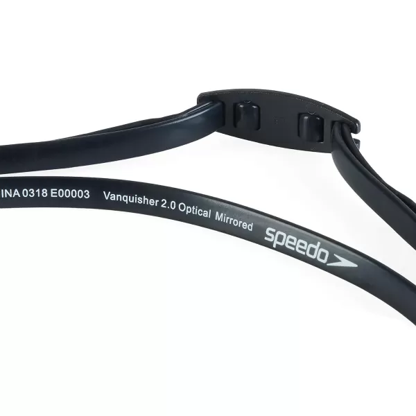 Speedo UnisexAdult Swim Goggles Optical VanquisherMirrored Smoke