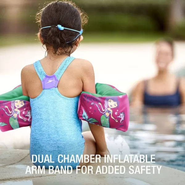 Speedo UnisexChild Swim Arm Bands Begin to SwimOrangeBlue