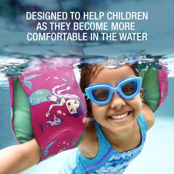 Speedo UnisexChild Swim Arm Bands Begin to SwimOrangeBlue