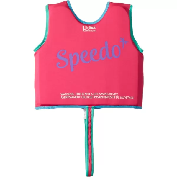 Speedo UnisexChild Swim Flotation Classic Life Vest Begin to Swim UPF 50BerryGrape