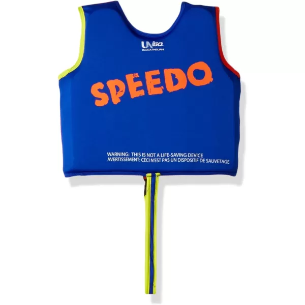 Speedo UnisexChild Swim Flotation Classic Life Vest Begin to Swim UPF 50LimeOrange