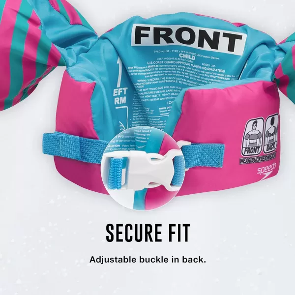 Speedo UnisexChild Swim Flotation Life VestGreyAqua