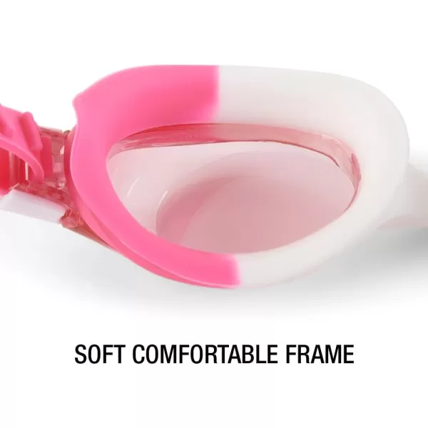 Speedo UnisexChild Swim Goggles Skoogle Ages 38Blue PinkGrey