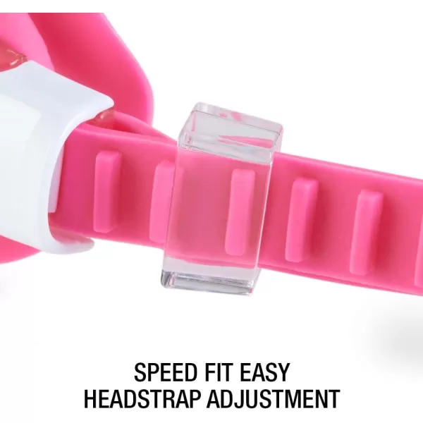 Speedo UnisexChild Swim Goggles Skoogle Ages 38Bright Pink