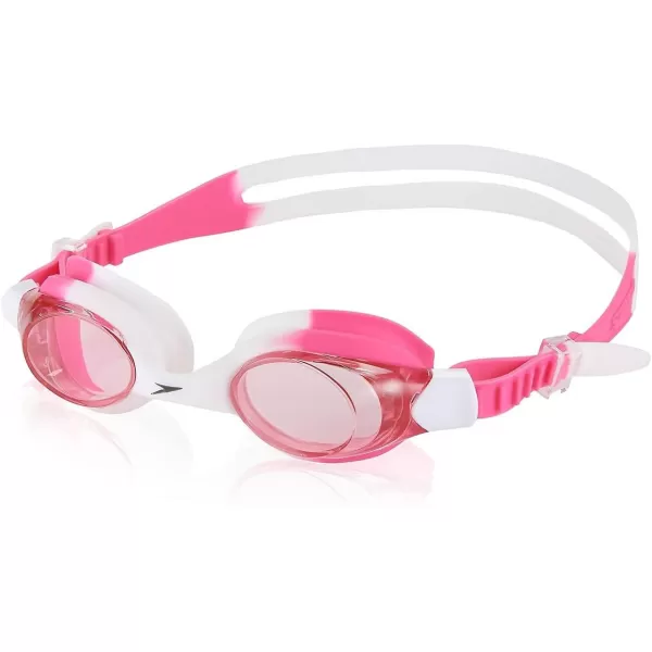 Speedo UnisexChild Swim Goggles Skoogle Ages 38PinkVer