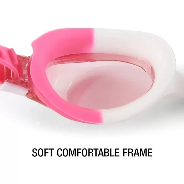 Speedo UnisexChild Swim Goggles Skoogle Ages 38PinkVer