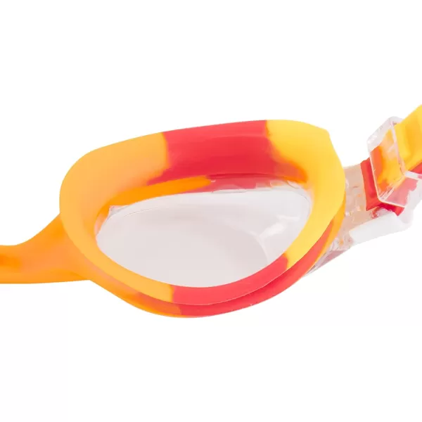 Speedo UnisexChild Swim Goggles Skoogle Ages 38Red Orange Tie Dye
