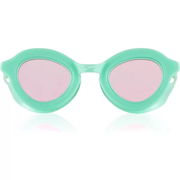 Speedo UnisexChild Swim Goggles Sunny G Ages 38Aqua Mint