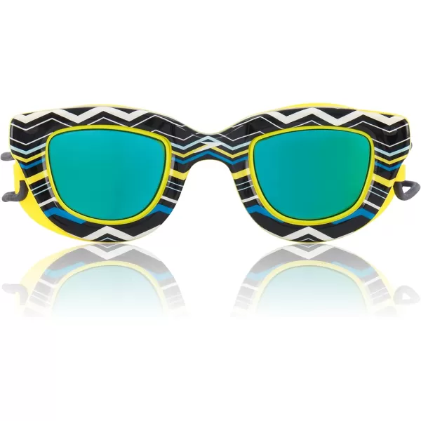 Speedo UnisexChild Swim Goggles Sunny G Ages 38Blazing YellowCobalt