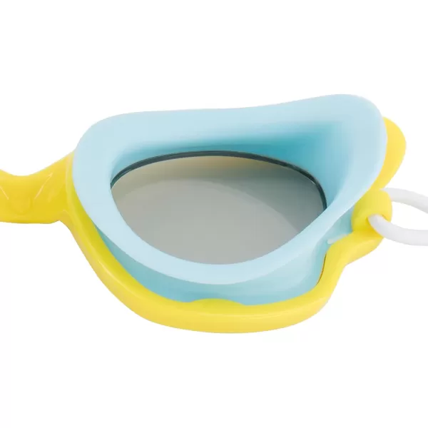 Speedo UnisexChild Swim Goggles Sunny G Ages 38Blazing YellowGray