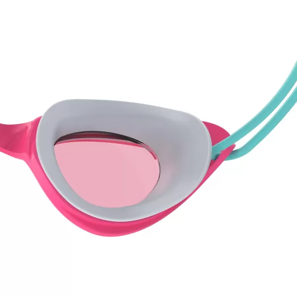 Speedo UnisexChild Swim Goggles Sunny G Ages 38Cat Eye Flare Pink