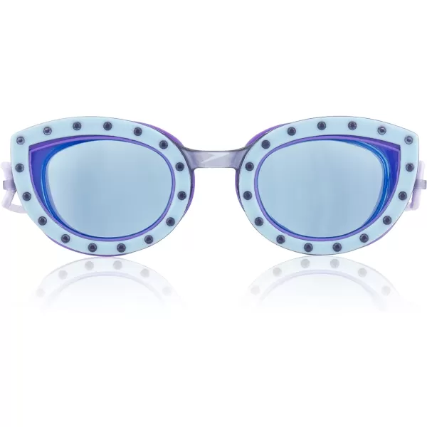 Speedo UnisexChild Swim Goggles Sunny G Ages 38Cool BlueCeleste