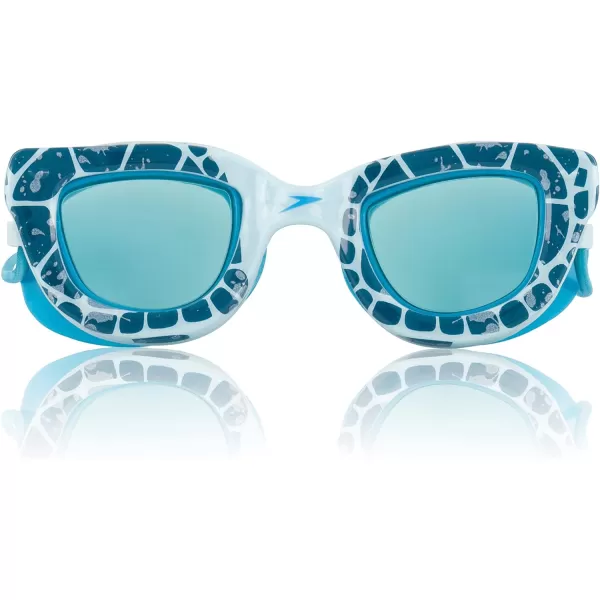 Speedo UnisexChild Swim Goggles Sunny G Ages 38Enamel BlueJade