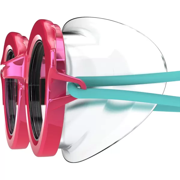 Speedo UnisexChild Swim Goggles Sunny G Ages 38Pop Rainbow Flare Pink