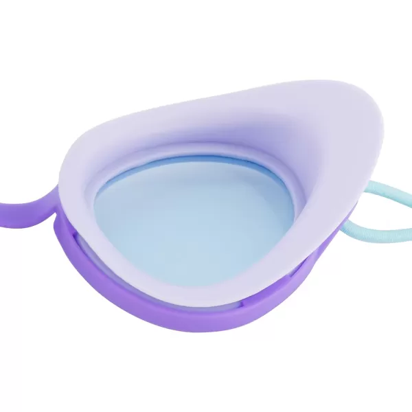 Speedo UnisexChild Swim Goggles Sunny G Ages 38PurpleCeleste