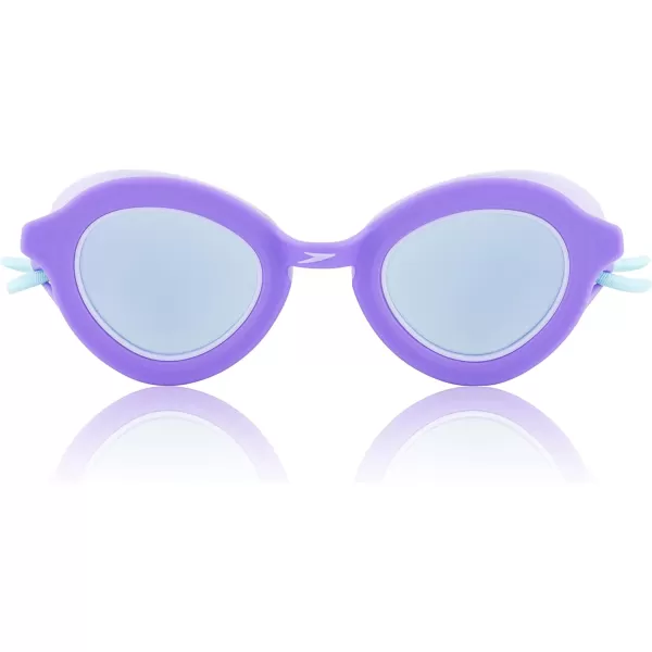 Speedo UnisexChild Swim Goggles Sunny G Ages 38PurpleCeleste