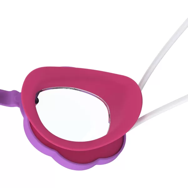 Speedo UnisexChild Swim Goggles Sunny G Ages 38Sweet PurpleFlare Pink