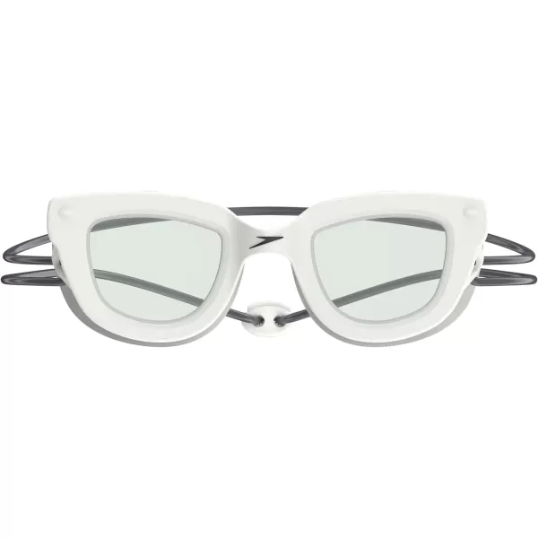 Speedo UnisexChild Swim Goggles Sunny G Ages 38WhiteGrey