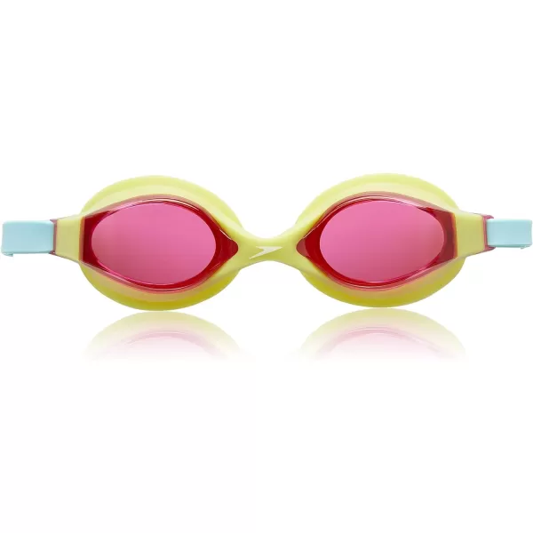 Speedo UnisexChild Swim Goggles Super Flyer Ages 3  8Lime PunchPunch