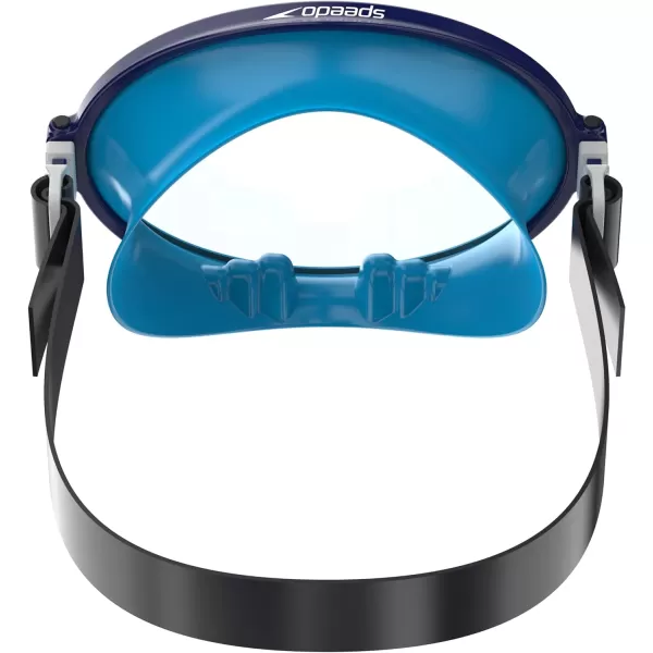Speedo UnisexChild Swim Mask Lido CollectionMask PeacoatClear