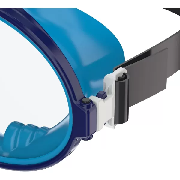 Speedo UnisexChild Swim Mask Lido CollectionMask PeacoatClear