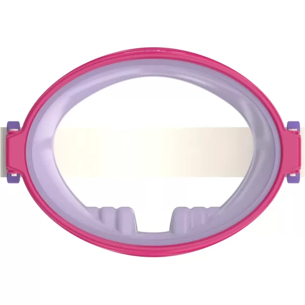 Speedo UnisexChild Swim Mask Lido CollectionMask Pink YarrowClear