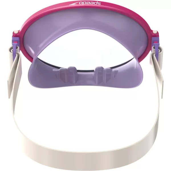 Speedo UnisexChild Swim Mask Lido CollectionMask Pink YarrowClear