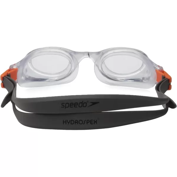 Speedo Unisexchild Swim Goggles Hydrospex Ages 614Silver Ice