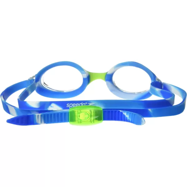 Speedo Unisexchild Swim Goggles Junior Hyper Flyer Ages 614BlueGreen