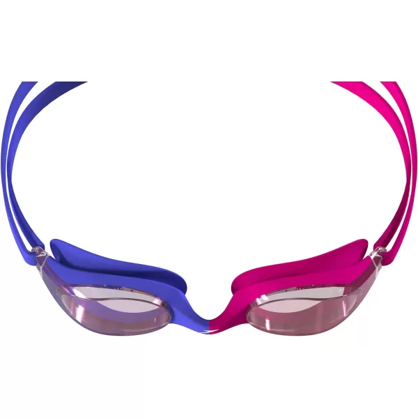 Speedo Unisexchild Swim Goggles Junior Hyper Flyer Ages 614Electric PinkClearPunch Ltd Mirrored