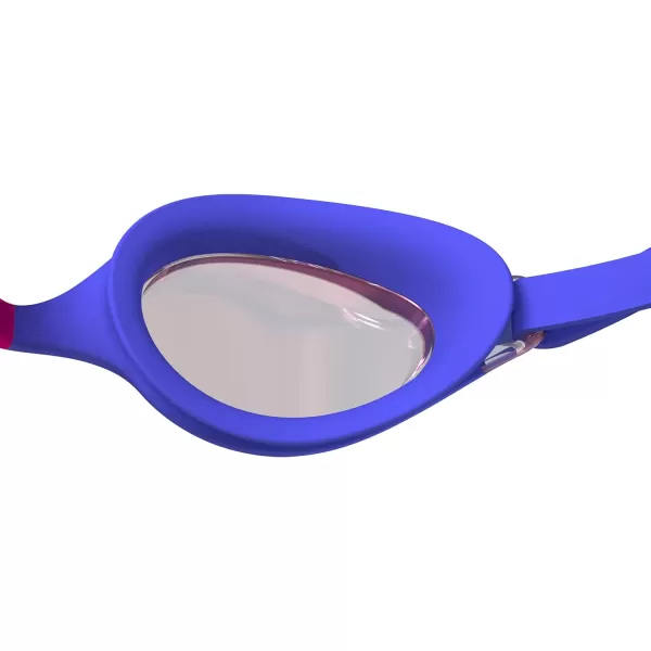 Speedo Unisexchild Swim Goggles Junior Hyper Flyer Ages 614Electric PinkClearPunch Ltd Mirrored