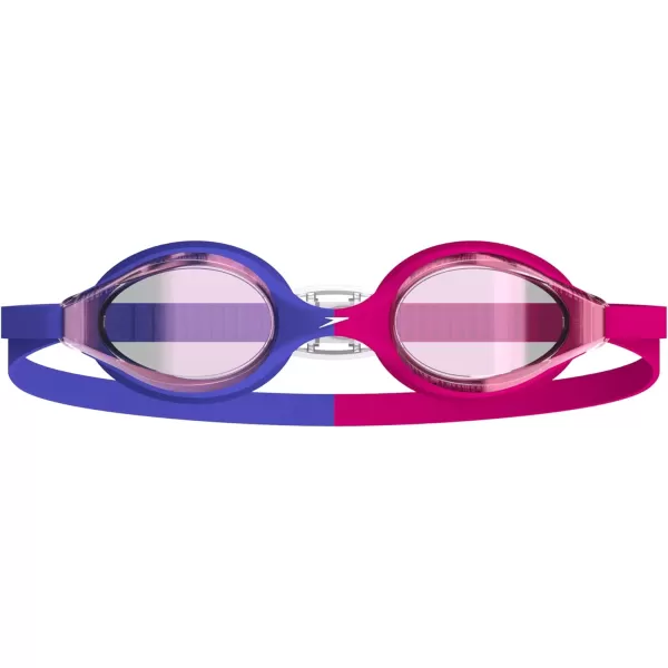 Speedo Unisexchild Swim Goggles Junior Hyper Flyer Ages 614Electric PinkClearPunch Ltd Mirrored