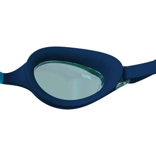 Speedo Unisexchild Swim Goggles Junior Hyper Flyer Ages 614Hypersonic BlueCelesteEmerald Ltd Mirrored